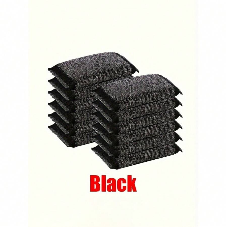 6/12pcs Metal Pot Scrubbers - Reusable Metal Sponge Scrub Pads, Soft Kitchen Cleaning Sponge For Dishwashing, Multi-Purpose Non-Electric Accessory With Multiple Components