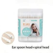 200pcs Clean Swabs, Suitable For Newborns, Infants And Children, For Babies - White English - View 11