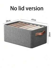 Upgraded Anti-Static Wardrobe Storage Box With Lid, Steel Frame Clothing Organizer For Pants, Home Storage Decorations Decor Festival Decor Room Decor Home Decor Decor Bedroom Decorbedroom,Organizer,Organiser,Home Storage,White T Shirt Women,Black Pants Women,Ladies Winter Clothes,Dress,Winter Clothes For Ladies,Elegant Woman Dresses,White Shirt For Ladies,Long Sleeve,White Jumpsuit For Women,Spring Dresses For Women,Spring Outfits For Women,Spring,Spring Clothes,Minimalist,Summer Tops - Grey - View 17