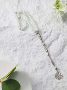 1 件/2 件 45 件 8 毫米手工黑色亚克力穆斯林念珠（多种颜色）