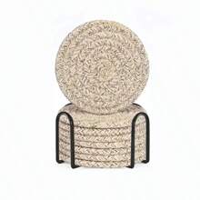 Nt Coasters For Drinks, Minimalist Cotton Woven Coasters Coffee Table Decor Boho Cute Cup Coasters