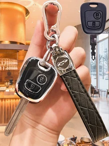 Peugeot Car Key Fob Cover, Soft TPU Key Cover To Protect Your Car Key, Logo For Peugeot 206/207/307 Citroen C2, Old BYD F0 Straight Key Fob - one-size - View 9