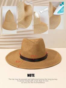 1PC Of Customized Straw Hat For Men And Women During Summer Travel, With Customized Names, Personalized Straw Hats With Names, Customizable Straw Hats, Customized Valentine's Day Gifts, Unisex, Men And Women's Style Straw Hats, Customized Straw Hats For Beach Travel That Can Be Worn For Shade,Durable,Colorful,Cute,Adorable,Funny,Y2K,Stylish,Casual,Cuties,Custom,Personalized,Unique,Customized,Ideal Gifts For Him,Ideal Gifts For Her,Her,Girlfriend,Friends,Children