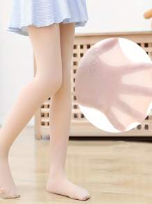 3pcs Kids Stirrup Tights, Dance Pantyhose, Stirrup Leggings