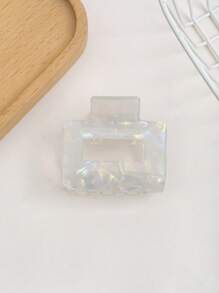 1pc Faux Tortoiseshell Square Hair Claw Clip, Elegant Updo Hairstyle Hair Claw Suitable For Everyday And Casual Wear - Multicolor - View 10