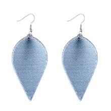 1 Pair Western Ombre Cowboy Style Pendant Earrings, Unique Heart & Water Drop Design Earrings, Versatile For Daily Wear Valentines