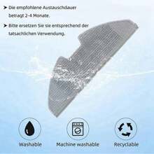 Repuestos compatibles con aspiradoras híbridas Eufy Robovac G10, G20 y G30, filtro HEPA, mopas, cepillos laterales principales y más.