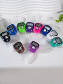 1pc-6pcs Rhinestone Flower Counter Ring Sizer