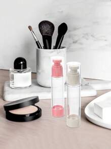 1pc Lotion Dispenser Travel Pump Bottle, Vacuum-Sealed Portable Small Containers, 30ml/50ml/100ml, Suitable For Travel & Business Trip