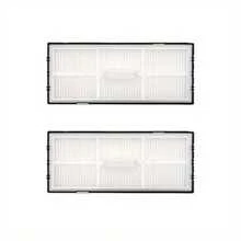 2pcs Washable HEPA Filter Mop Pads For Roborock S7 & S7 Maxv - Reusable Vacuum Cleaner Accessories - White - View 1