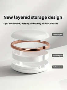 Exquisite Dental Brace Box, Portable And Compact Storage, Sealed And Bacteria-Proof, Super. A Good Companion On The Road To Orals, Super Convenient For Classified Storage, Keeping The Dental Brace Clean, And A Good Assistant For Oral Care