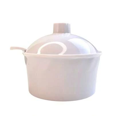 2 Açucareiro Pote Porta Açúcar Com Colher e Tampa