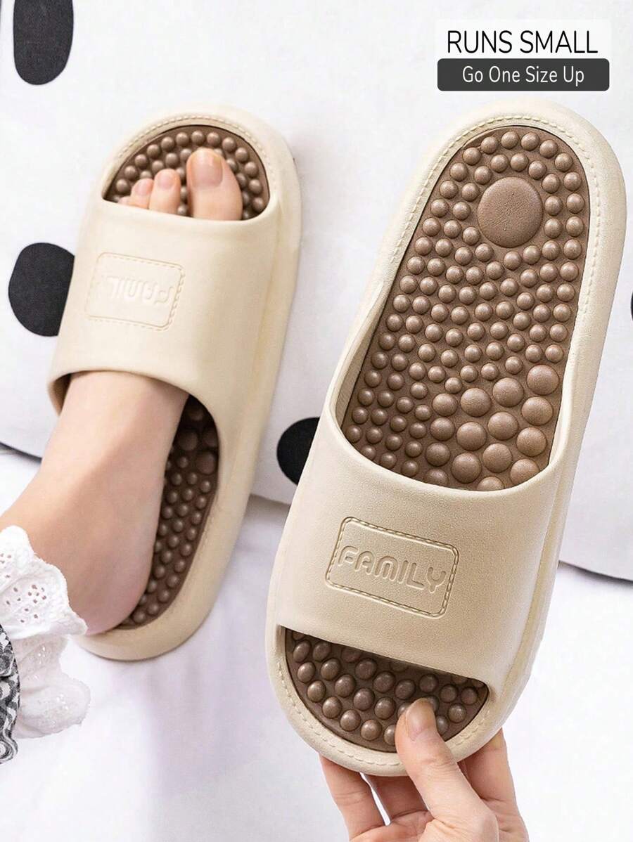 New Anti-Slip Comfortable Four Seasons Slippers - Brown - View 1