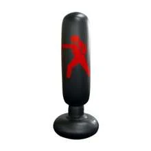 1pc 1.6m Universal Fitness Inflatable Standing Punching Bag, Random Style - Black - View 6