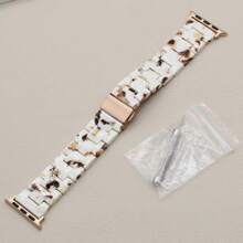 树脂手链与 Apple Watch 表带兼容 49 毫米 46 毫米 45 毫米 44 毫米 42 毫米 41 毫米 40 毫米 38 毫米时尚表带配不锈钢扣与 Apple Watch 系列 SE 系列 10 9 8 7 Ultra 6 5 4 3 2 1 兼容 - (S1~3)42毫米/44毫米/45毫米/46毫米/49毫米 - 查看 9