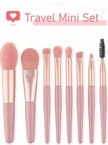 34pcs Makeup Brush Set, Including: 20pcs Makeup Brush, 3pcs Water Drop Makeup Sponge, 3pcs Triangle Powder Puff, 6pcs Mini Water Drop Makeup Sponge, 1pc Makeup Bag, 1pc Cleaning Tool, Makeup Brush Set, Mixed Makeup And Beauty Tools, Soft Bristles, Advanced Synthetic Red Powder Brush, Basic Makeup Brush