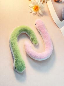 Cat Toys Realistic Snake Cat Toys, Soft Plush Fabric For Cleaning Teeth, Interactive Kick Toys Indoor Kitten Exercises To Keep Them Busy(For Pets Only) - Multicolor - View 8