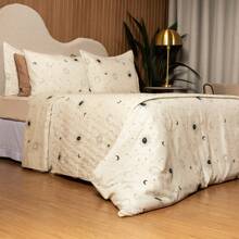 2-Piece Single Bed Sheet Set Box Printed 150 Thread Cotton