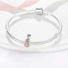 Easvnya 1pc Fashion Silver-Plated Guitar Charm, 3D Design Elegant & Chic, Suitable For Bracelet & Necklace Accessories, Perfect Jewelry Gift For Birthdays & Holidays