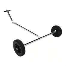 kangten Launching Trolley Boat Cart Hand Trailer Foldable Aluminum Alloy Ø 370 Mm - Silver&Black - View 8