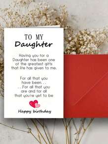 1 套家庭女儿感谢卡、明星卡、有趣的生日卡、可爱的狗幽默姐妹纪念品、送给她的礼物 - 多顏色 - 查看 8