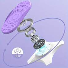 1 Piece Split Waist Torsion, Double Pedal Abdominal Machine, Rotary Waist Torsion Fitness Equipment Household Artifact - Core Strength Training Equipment Home, Office, Outdoor Fitness - Aerobic Waist Torsion Without Charging Sports Training - Purple Split Waist Twister - View 7