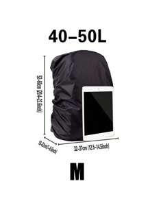 Travel Backpack Rain Cover Backpack With Reflective Stripes, 15-75l Waterproof Bag Camping Mountaineering Dustproof Rain Cover Backpack Protective Cover, Backpack Rain Cover Outdoor Mountaineering Waterproof Cover Schoolbag Rain Cover Dust Cover, Suitable For Mountaineering, Tourism, Beaches, Fishing, Cycling And So On.