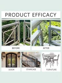 Anti-Rust Metal Conversion Paint - Decorative Metal Renovate Primer Coating For Iron Gates And Railings - Multicolor - View 9