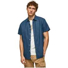 Pepe Jeans Parker Men's Shirt In Blue ✅ Delivery 24/72h To Spain (Peninsula)