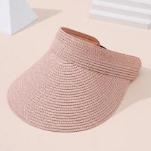 Women's Straw Sun Hat, Wide Brim Rollable & Foldable, Summer Beach Hat - Multicolor - View 3