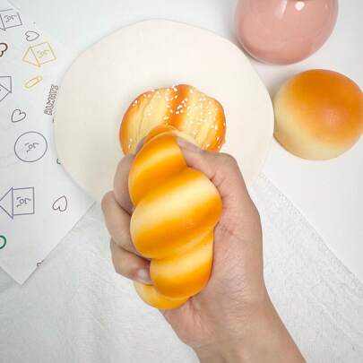 1 Pieza Juguete de descompresión de rebote lento, juguete creativo de simulación de pan