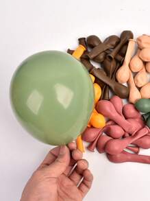 30 个 5/10 英寸绿色粉色咖啡棕色奶油米色气球乡村婚礼气球新娘送礼生日哑光空气氦气球洗礼 - as picture - 查看 8