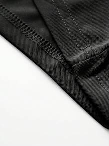 Men's Solid Color Casual Loose Comfortable Polo Shirt, Versatile For Daily Commute