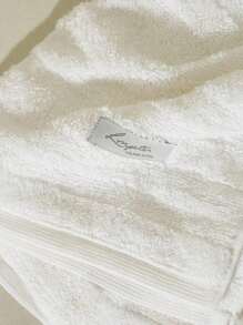 Set Of 4 Super Thick Loft Soft Bath And Face Towels 100% Cotton High Weight 600g - 白色 - 查看 3