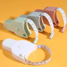 150cm/60inch Double-Sided Retractable Soft Leather Body Measuring Tape For Fitness Management, Waist & Hip Circumference Measurement