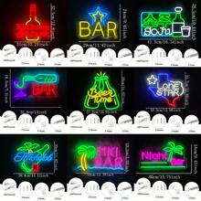 Bar Neon Sign, Beer LED Neon Light For Wall Decor, USB Powered Neon Bar Signs, Acrylic Bar Neon Lights Man Cave, Bedroom, Home Bar, Store, Club, Bistro, Party, Christmas,USB Power Supply Can Be Reused, Comes With Accessories, And Is Easy To Install.