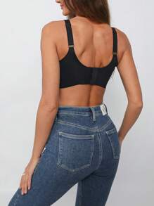 1 pezzo Reggiseno invisibile adesivo senza cuciture per donne, con strisce di gel e supporto morbido, reggiseno push-up invisibile