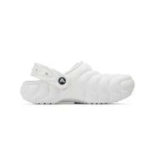 Crocs Unisex CLASSIC LINED OVERPUFF CLOG Comfortable Shoes M US - White - View 3