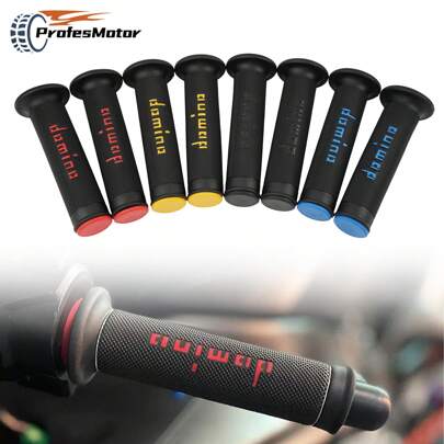 Motorcycle Rubber Handlebars For ATV Dirt Bike Racing Motocross 7/8 Inch 22 24mm Gel Rubber Brake Universal Handlebar, Motorbike, Motocross, Motorcycle Accessories, Pitbike Accessories