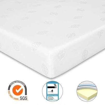 Good Nite Memory Foam Mattress 11cm Orthopaedic, Medium-Firm, Bed-In-A-Box – 3FT Single 90x190 | 4FT Small Double 120x190 | 4FT6 Double 135x190 | 5FT King 150x200 – Pressure-Relief, Breathable Cover For Bedroom, Guest Room & Dorm