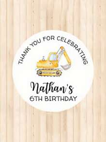 Pegatinas y logotipos personalizados, pegatinas personalizadas de 4, 5, 6 o 7 cm, personalizadas con su nombre y fecha, perfectas para pegatinas creativas como bodas, cumpleaños y bautizos. Adecuadas para diversas ocasiones, incluyendo fotos, imágenes, etiquetas, pegatinas con logotipo personalizado, invitaciones a fiestas de cumpleaños, suministros para fiestas de agradecimiento, multifuncionales, de dibujos animados, regalos ideales para él, regalos ideales para ella, mamá, amigos, hijo, hija, hogar, escuela, comedor, sala de estar, dormitorio, salón de té, oficina, útiles escolares, hogar y vida, decora tu hogar, etiquetas personalizadas - Multicolor - Ver 109