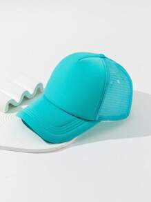 1pc Women's Solid Color Mesh Baseball Cap For Daily Wear Or Party Halloween - Multicolor - View 22