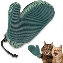 1pc Cat/Dog Lover Gift And Dog/Cat Mom Love Pet Grooming Glove For Removing Cat/Dog Lover Gift And Dog/Cat Mom Love Pet Fur, Rabbits Fur Brush, Cat/Dog Lover Gift And Dog/Cat Mom Love Pet Dog Lover And Dog Mom Love Bathing Supplies, Cat Lover And Cat Mom Love Massage Brush
