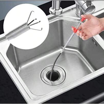 Desentupidor Para Ralo Com Garra e Pia Pegador de Objetos 60cm