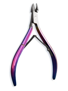 Bộ 3 kềm cắt móng tay bằng thép không gỉ cổ điển, cắt tỉa chính xác móng tay và móng chân, lưỡi dao lõm, kềm cắt biểu bì chuyên nghiệp, dụng cụ chăm sóc móng (màu tím), đồ dùng làm móng, dụng cụ làm móng, dụng cụ làm móng, dụng cụ vẽ móng, trở lại trường, làm móng, dụng cụ làm móng để dán móng, dụng cụ làm móng tay chân - Màu tím - Xem 5