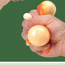 1/2/3 piezas Juguetes tipo Gorila elásticos, juguetes de alivio del estrés novedosos para niños y adultos, Gorilas realistas de colores variados con rebote rápido, juguete de apretón para liberar la tensión