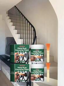 Anti-Rust Metal Conversion Paint - Decorative Metal Renovate Primer Coating For Iron Gates And Railings - Multicolor - View 7