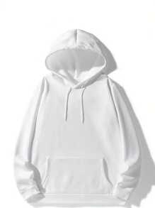 Sports Hoodie 2023 Spring And Autumn Men's And Women's Casual Hooded Pullover Sweatshirt Pure Color Sports Hoodie Sweatshirt Top - 灰色 - 查看 2