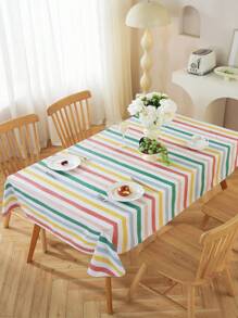 100% 防水 PVC 桌布，防油防溢乙烯基矩形桌布，可擦拭桌布，适用于户外、野餐、露营，柠檬