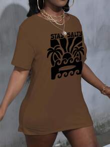 Koszulka Vintage Stay Salty, Koszulka Palm Tree, Koszulka Ocean, Koszulka Summer Vacation